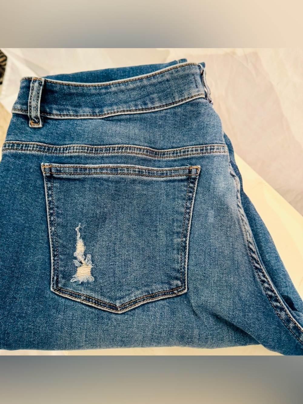 DL1961 RILEY STRAIGHT BOYFRIEND Distressed Women’s Jeans